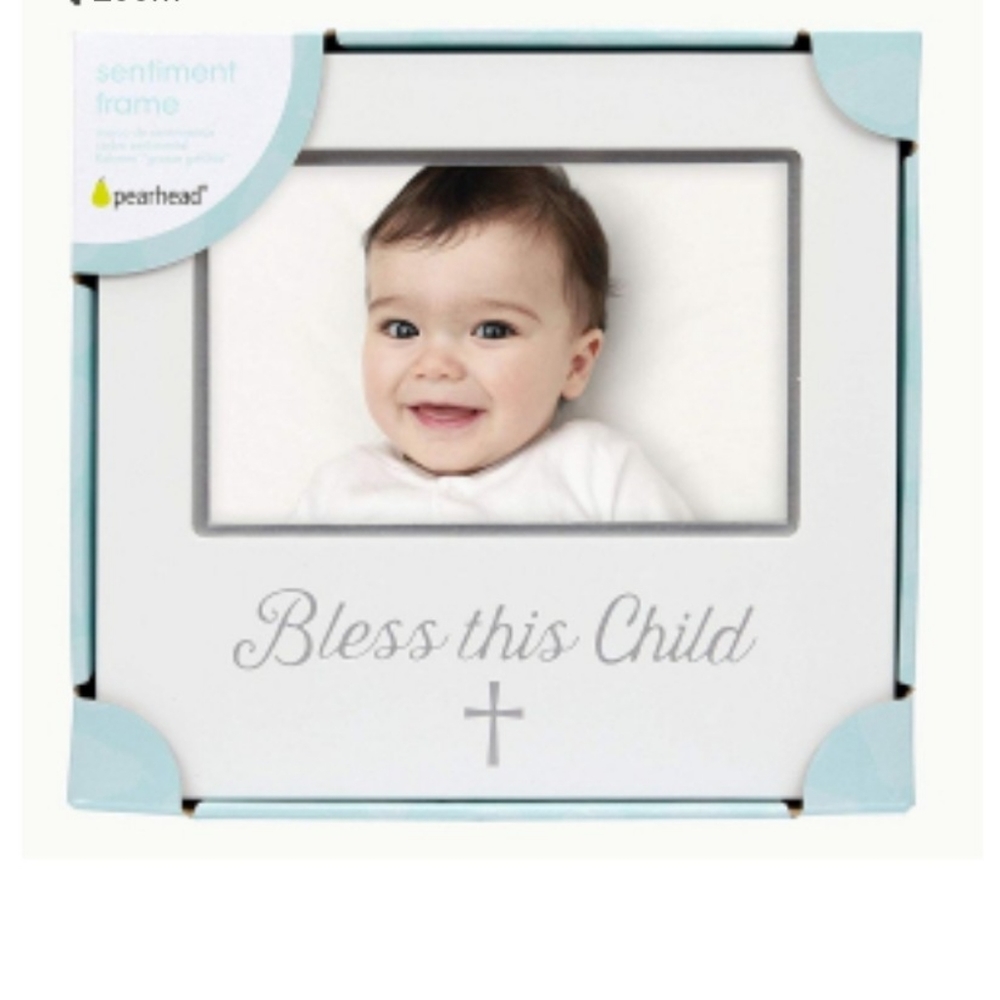 Pearhead Bless this Child Picture Frame